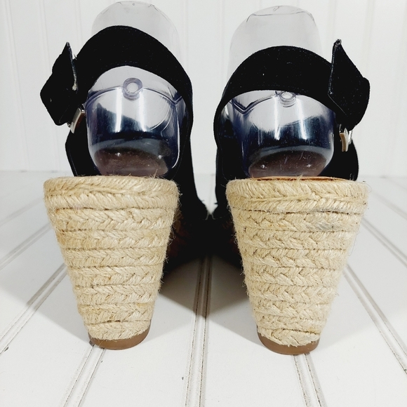 Crown Vintage  Shanie Faux Suede Espadrilles Wedges E923 - Picture 6 of 15